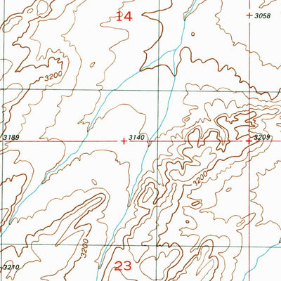 United States Geological Survey Chalk Hills, ID (1992, 24000-Scale) digital map