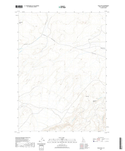 United States Geological Survey Chalk Hills, ID (2020, 24000-Scale) digital map