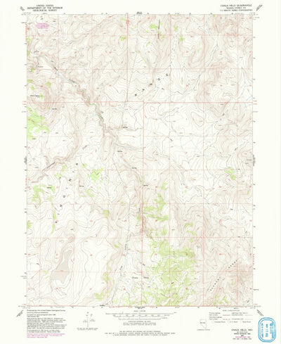 United States Geological Survey Chalk Hills, NV (1967, 24000-Scale) digital map