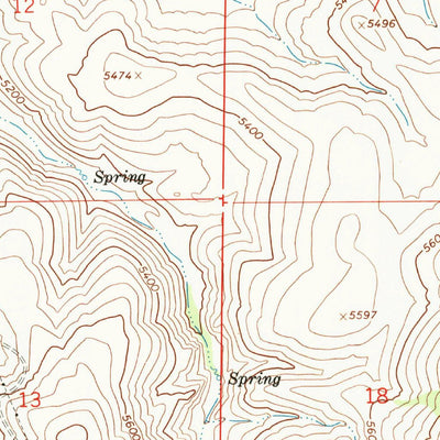 United States Geological Survey Chalk Hills, NV (1967, 24000-Scale) digital map