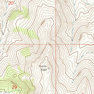 United States Geological Survey Chalk Hills, NV (1967, 24000-Scale) digital map