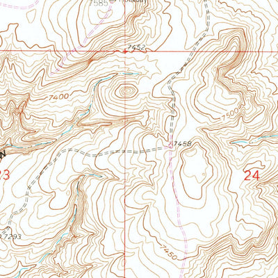 United States Geological Survey Chalk Hills, WY (1959, 24000-Scale) digital map