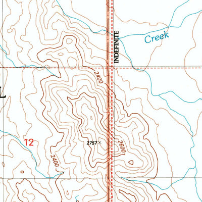 United States Geological Survey Chalk Mountain, AZ (2004, 24000-Scale) digital map