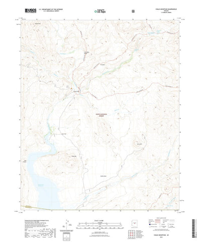 United States Geological Survey Chalk Mountain, AZ (2021, 24000-Scale) digital map