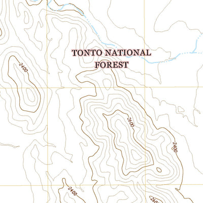 United States Geological Survey Chalk Mountain, AZ (2021, 24000-Scale) digital map