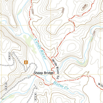 United States Geological Survey Chalk Mountain, AZ (2021, 24000-Scale) digital map