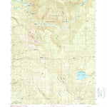 United States Geological Survey Chalk Mountain, CA (1990, 24000-Scale) digital map