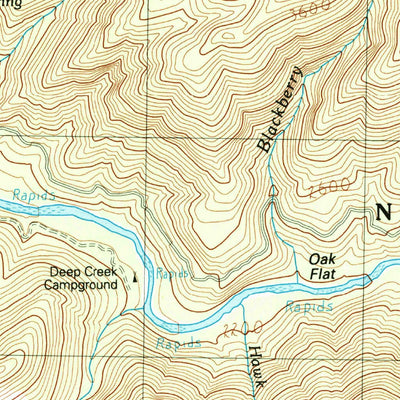 United States Geological Survey Chalk Mountain, CA (1990, 24000-Scale) digital map
