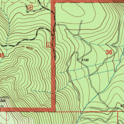 United States Geological Survey Chalk Mountain, CA (1998, 24000-Scale) digital map