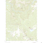United States Geological Survey Chalk Mountain, CA (2022, 24000-Scale) digital map