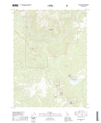 United States Geological Survey Chalk Mountain, CA (2022, 24000-Scale) digital map