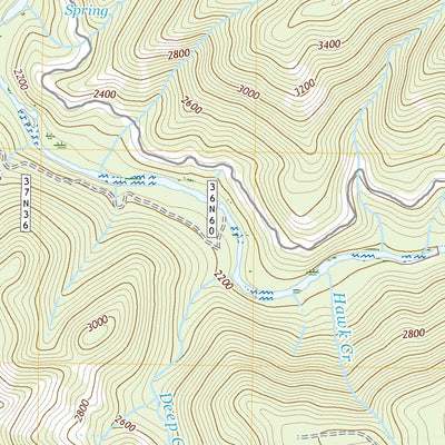United States Geological Survey Chalk Mountain, CA (2022, 24000-Scale) digital map
