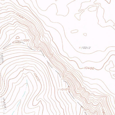 United States Geological Survey Chalk Mountain, CO (1961, 24000-Scale) digital map