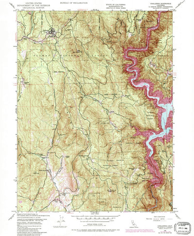 United States Geological Survey Challenge, CA (1948, 24000-Scale) digital map