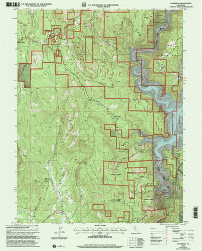 United States Geological Survey Challenge, CA (2000, 24000-Scale) digital map