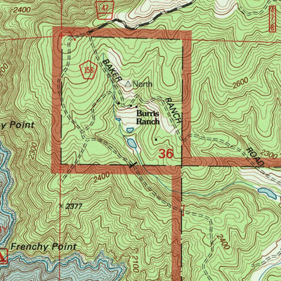 United States Geological Survey Challenge, CA (2000, 24000-Scale) digital map