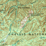 United States Geological Survey Challis, ID (1957, 250000-Scale) digital map