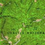United States Geological Survey Challis, ID (1960, 250000-Scale) digital map