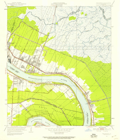 United States Geological Survey Chalmette, LA (1951, 24000-Scale) digital map