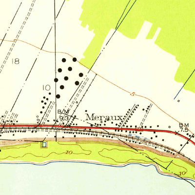United States Geological Survey Chalmette, LA (1951, 24000-Scale) digital map