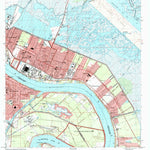 United States Geological Survey Chalmette, LA (1998, 24000-Scale) digital map
