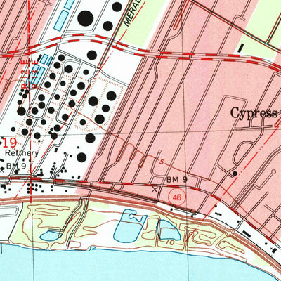 United States Geological Survey Chalmette, LA (1998, 24000-Scale) digital map