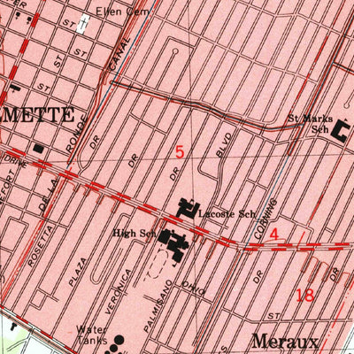 United States Geological Survey Chalmette, LA (1998, 24000-Scale) digital map