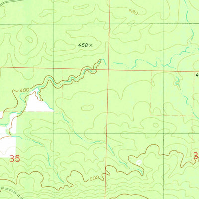 United States Geological Survey Chalybeate Mountain East, AR (1975, 24000-Scale) digital map