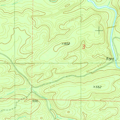 United States Geological Survey Chalybeate Mountain East, AR (1975, 24000-Scale) digital map