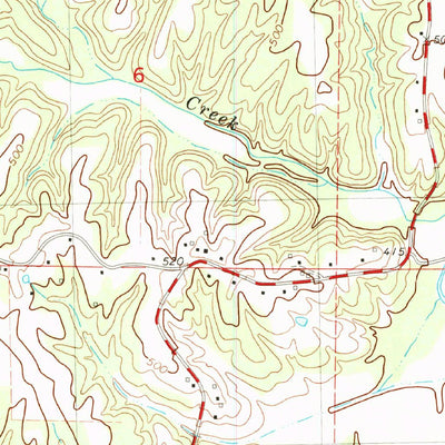 United States Geological Survey Chalybeate, MS-TN (1982, 24000-Scale) digital map