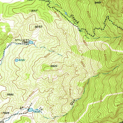 United States Geological Survey Chama, NM-CO (1955, 62500-Scale) digital map