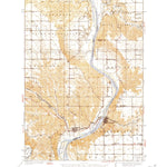 United States Geological Survey Chamberlain, SD (1935, 62500-Scale) digital map