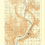 United States Geological Survey Chamberlain, SD (1939, 62500-Scale) digital map
