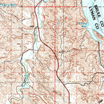 United States Geological Survey Chamberlain, SD (1986, 100000-Scale) digital map