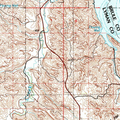 Chamberlain, SD (1986, 100000-Scale) Map by United States Geological ...