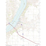 United States Geological Survey Chamberlain, SD (2012, 24000-Scale) digital map