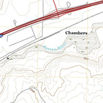 United States Geological Survey Chambers, AZ (2021, 24000-Scale) digital map