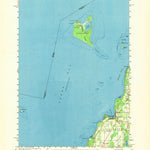 United States Geological Survey Chambers Island, WI-MI (1961, 62500-Scale) digital map