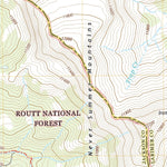 United States Geological Survey Chambers Lake, CO (2022, 24000-Scale) digital map