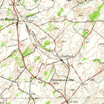 United States Geological Survey Chambersburg, PA (1943, 62500-Scale) digital map