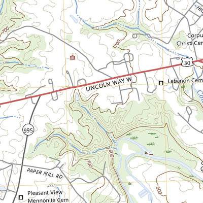 United States Geological Survey Chambersburg, PA (2023, 24000-Scale) digital map