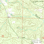 United States Geological Survey Chambersville, AR (1973, 24000-Scale) digital map