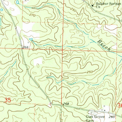 United States Geological Survey Chambersville, AR (1973, 24000-Scale) digital map