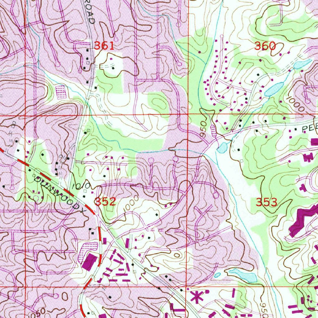 Chamblee Map Chamblee, GA (1954, 24000-Scale) Map by United States Geological Survey ...