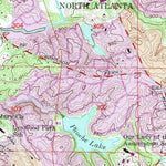 United States Geological Survey Chamblee, GA (1954, 24000-Scale) digital map