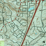 United States Geological Survey Chamblee, GA (1993, 24000-Scale) digital map