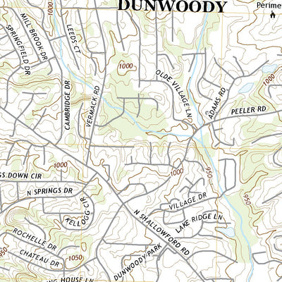 United States Geological Survey Chamblee, GA (2020, 24000-Scale) digital map