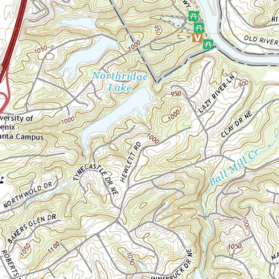 United States Geological Survey Chamblee, GA (2020, 24000-Scale) digital map