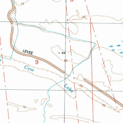 United States Geological Survey Chamblee, LA-MS (1994, 24000-Scale) digital map