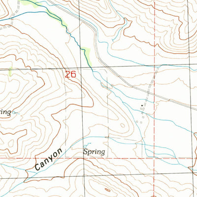 United States Geological Survey Champagne Creek, ID (1991, 24000-Scale) digital map